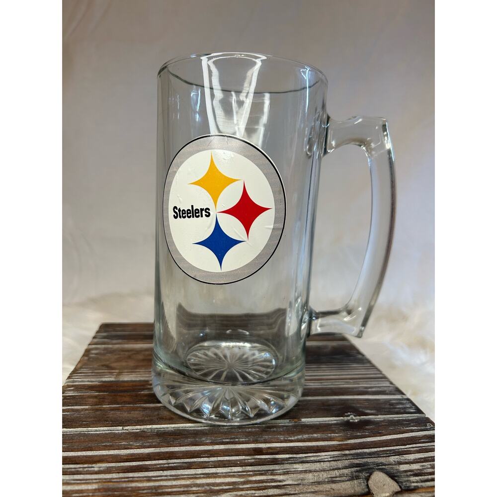 Steelers Heavy Beer Mug Glass Beer